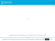 Tablet Screenshot of meridiana-azafatas.com